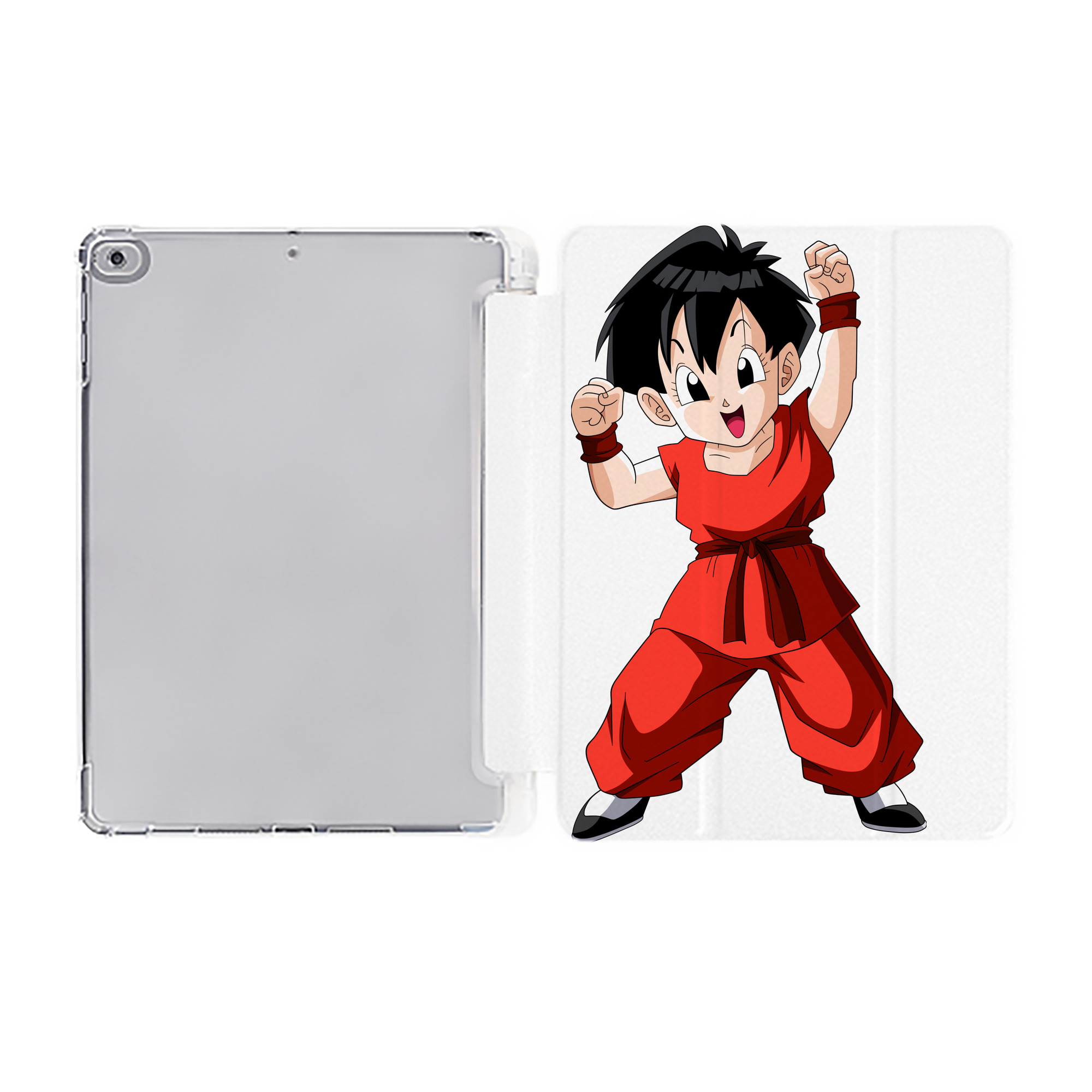 （画像用） ドラゴンボール パン DRAGON BALL Pan IPad ケース ペン収納付き 三つ折りスタンド PUレザー×シリコン 対応機種9.5/10.5/10.9インチ